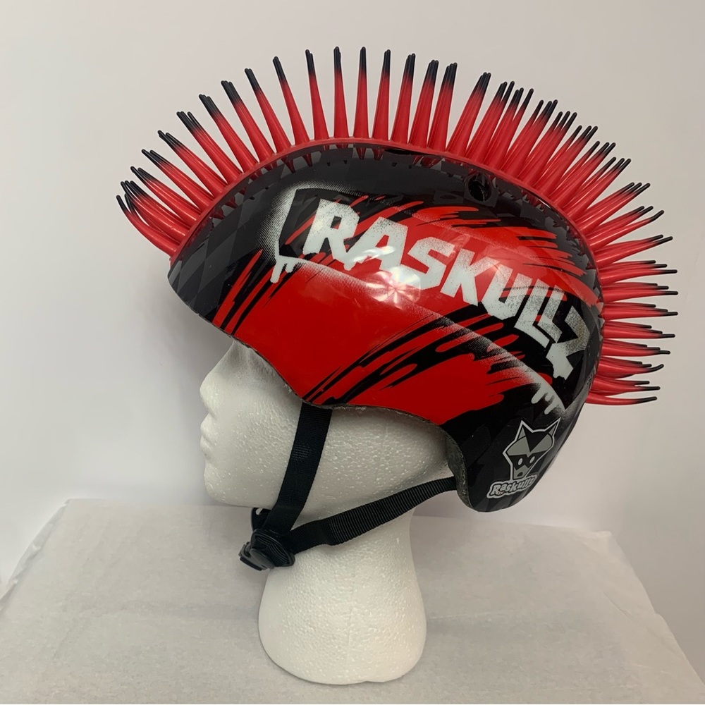Raskullz Youth Skull Hawk Fit System Bike Helmet 5 Star Rated Size 5 - 8 years